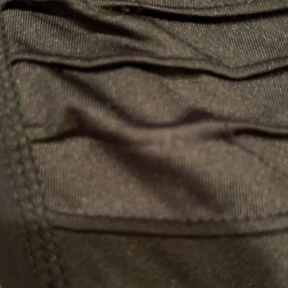 Mono B Moto Black Mesh Full Length Rib Leggings S - Picture 11 of 11